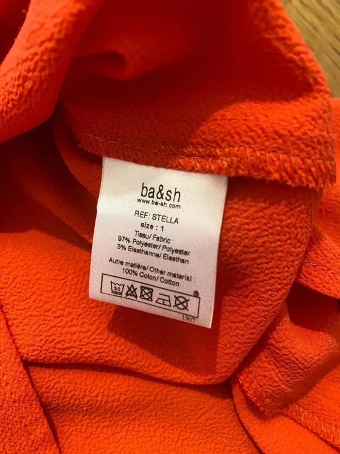 Robe Stella corail Ba&sh taille 1 - photo numéro 4