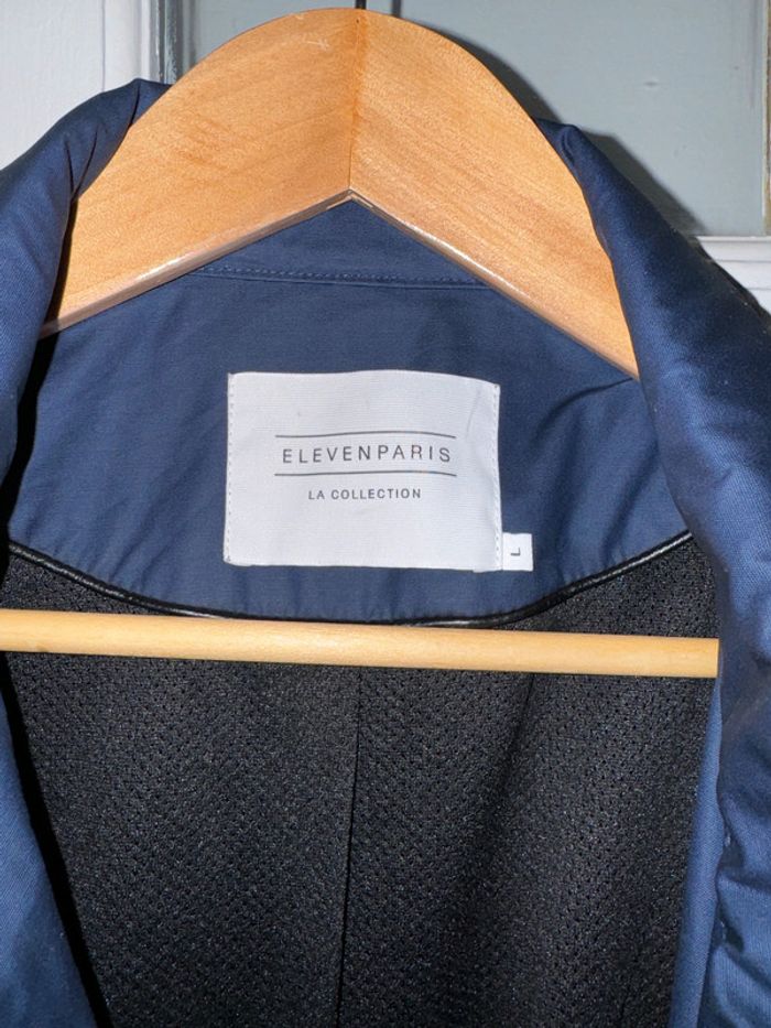Veste eleven style toile ciré  Portée une fois Taille L - photo numéro 3