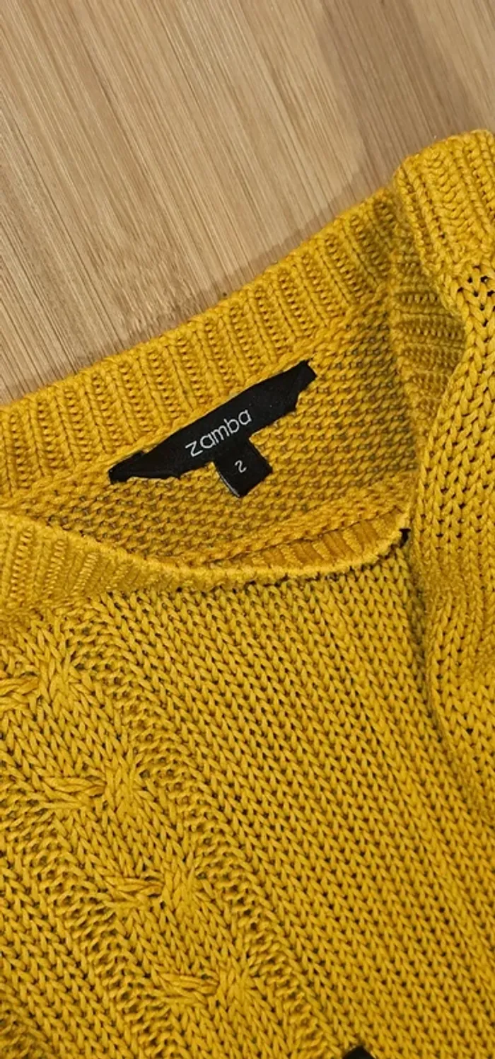 Pull Zamba moutarde. - photo numéro 4