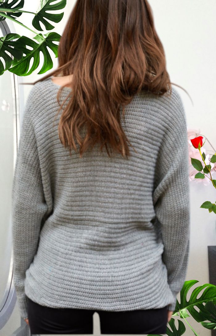 Pull gris taille unique - photo numéro 2