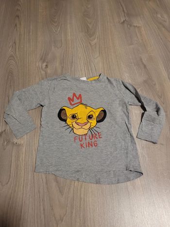 Haut le roi lion disney the lion king gris 6 ans