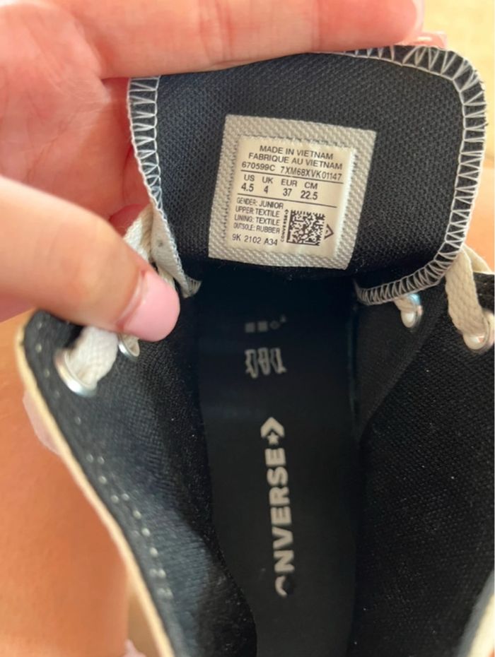 CONVERSE BLANCHE - photo numéro 2