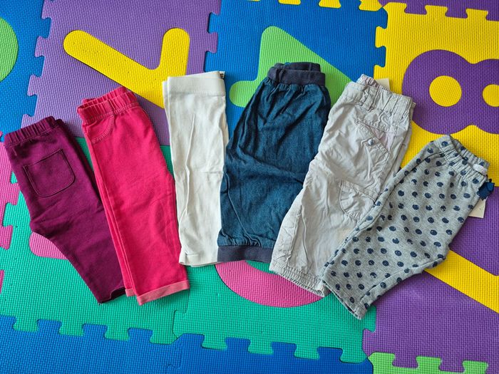 Lot 1 Blouse + 6 Pantalons 6 mois