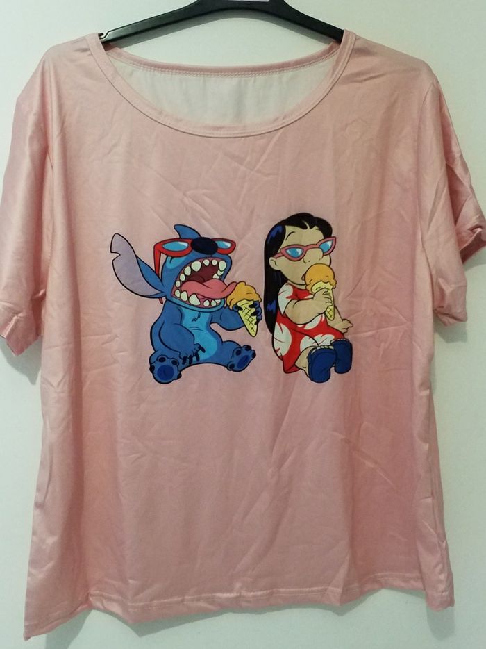 Pyjama femme imprimé stitch taille XL neuf - photo numéro 5