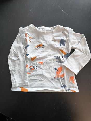 T-shirt manches longues 24 mois