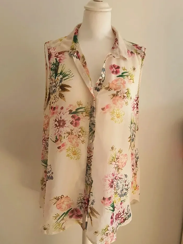 Camisa flores H&M T.46