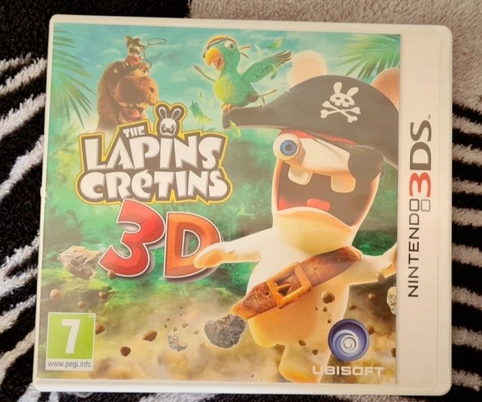 Jeu Nintendo 3DS the lapins crétins 3D en excellent état