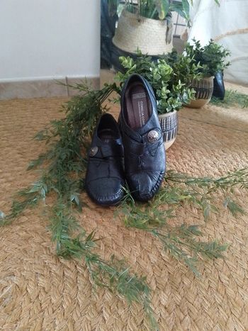 chaussure en cuir Corelia confort largeur plus taille 37