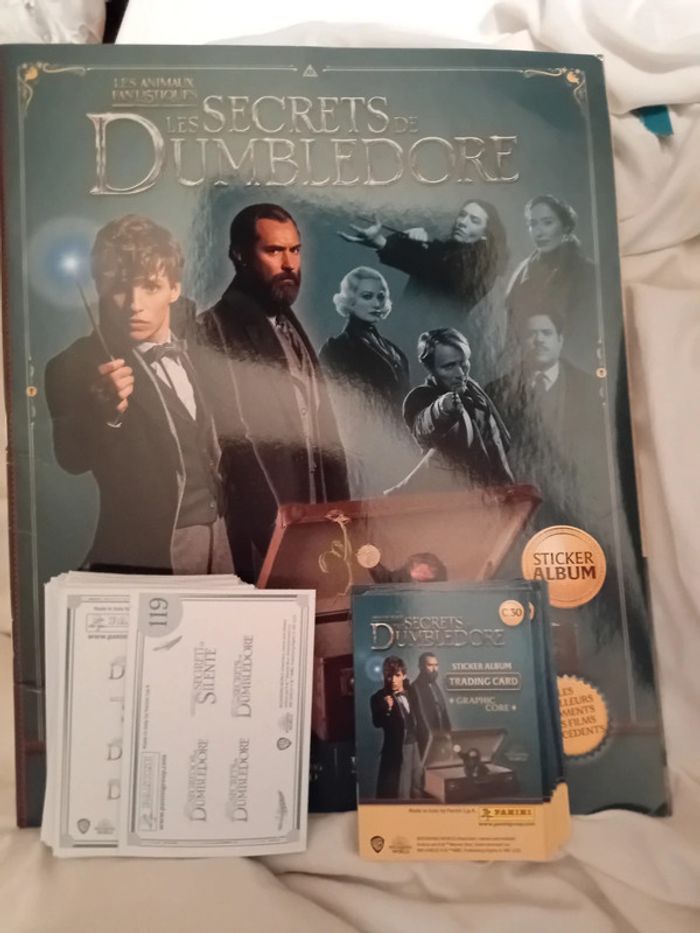 Album stickers panini les secrets de dumbledore