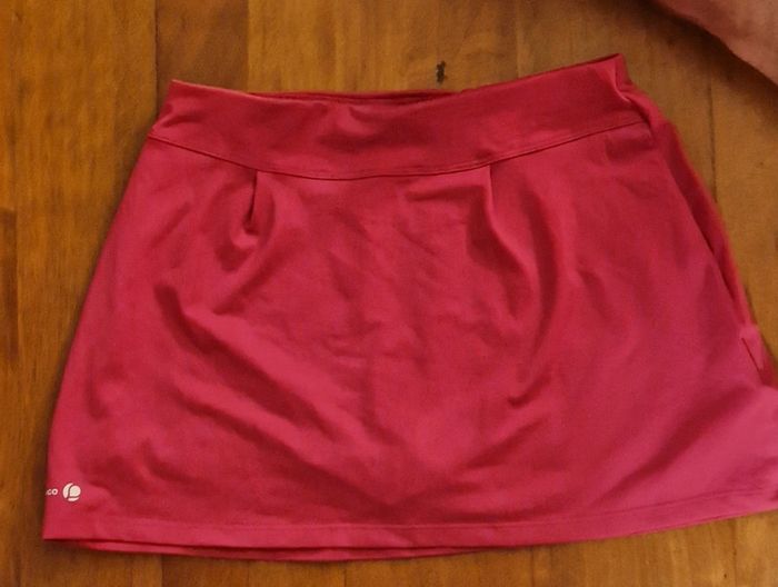 Jupe short sport artengo rose taille 14 ans - photo numéro 3