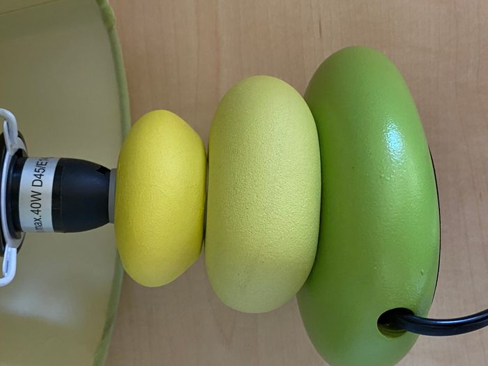 2 lampes de chevet vert anis - photo numéro 5