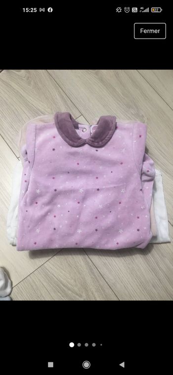 Lot de 5 pyjamas 1 mois