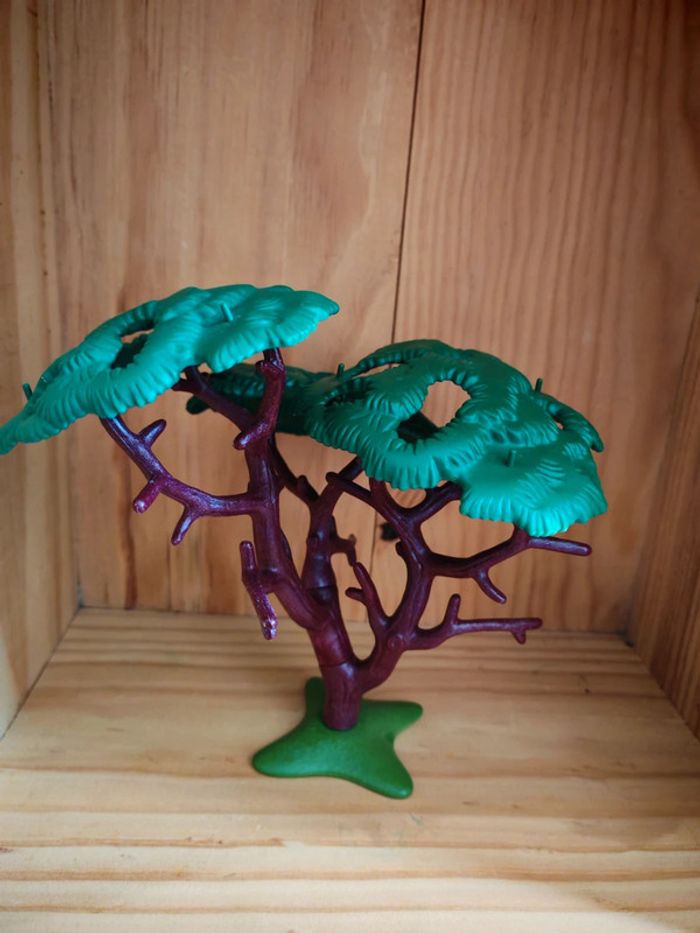 Playmobil végétation arbre avec feuillage western savane zoo