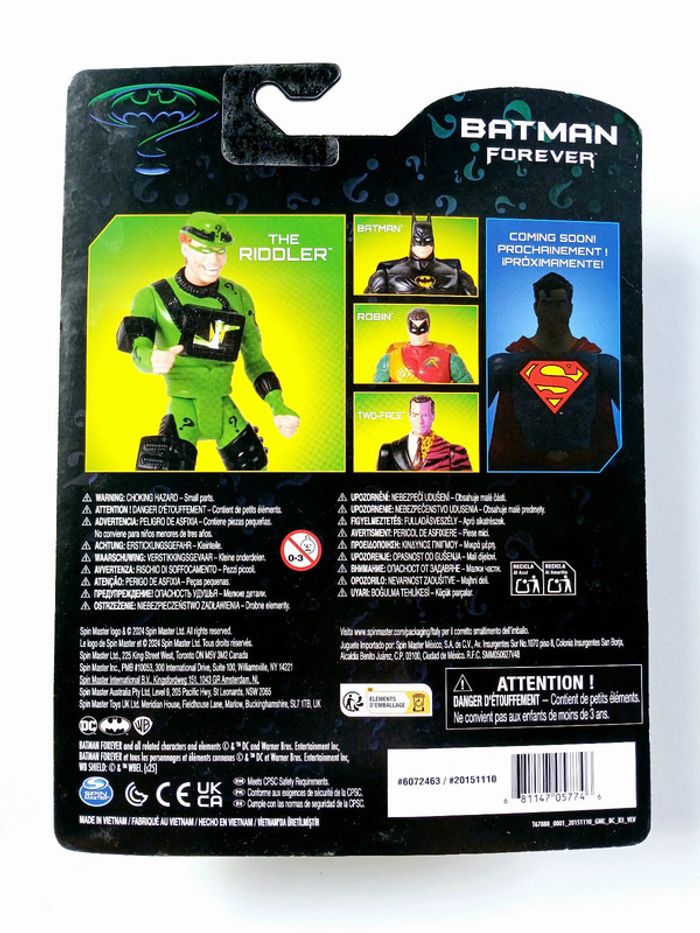 Figurine DC Retro Collection The Riddler Batman Forever - photo numéro 2