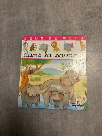 Livre, jeux de mots dans la savane
