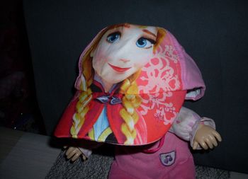 Casquette "anna" reine des neiges taille unique