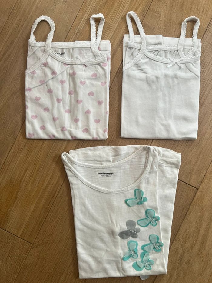Vends lot de 6 hauts vertbaudet printemps été taille 8 ans très bon état - photo numéro 2