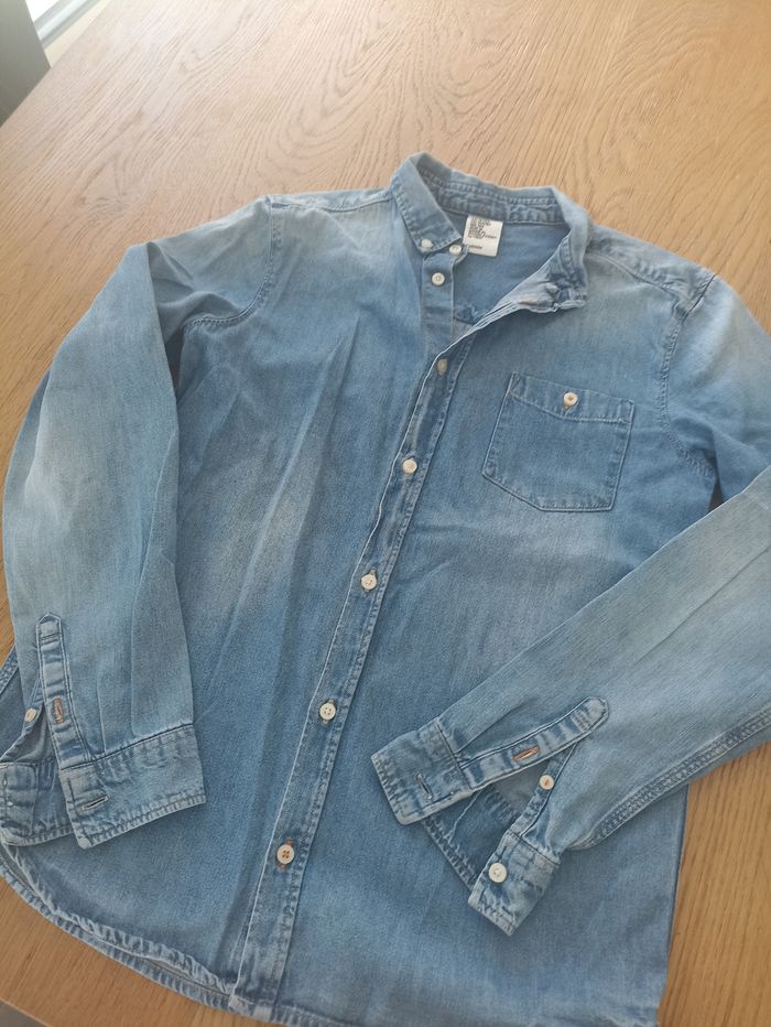 Chemise en jean garçon - photo numéro 3