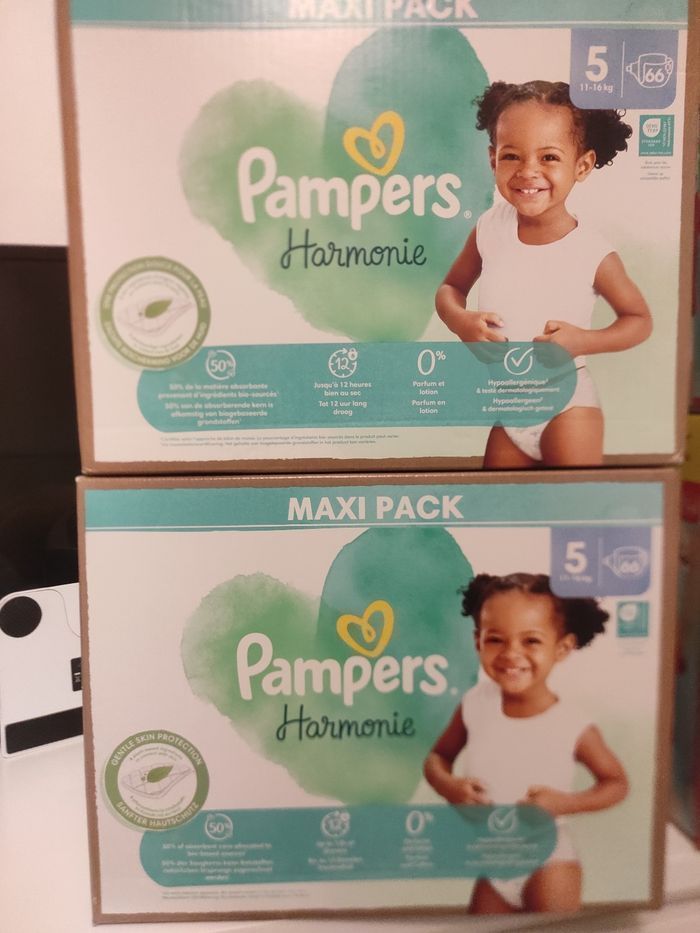 2 paquet Pampers Harmonie taille 5