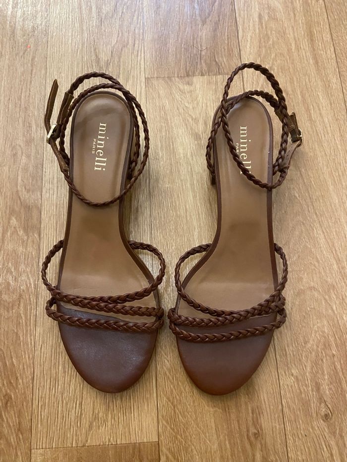 Sandales en cuir femme 38