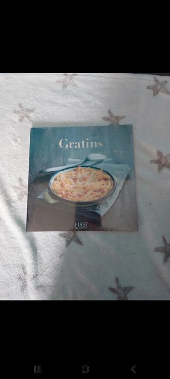 Livre de cuisine gratins neuf