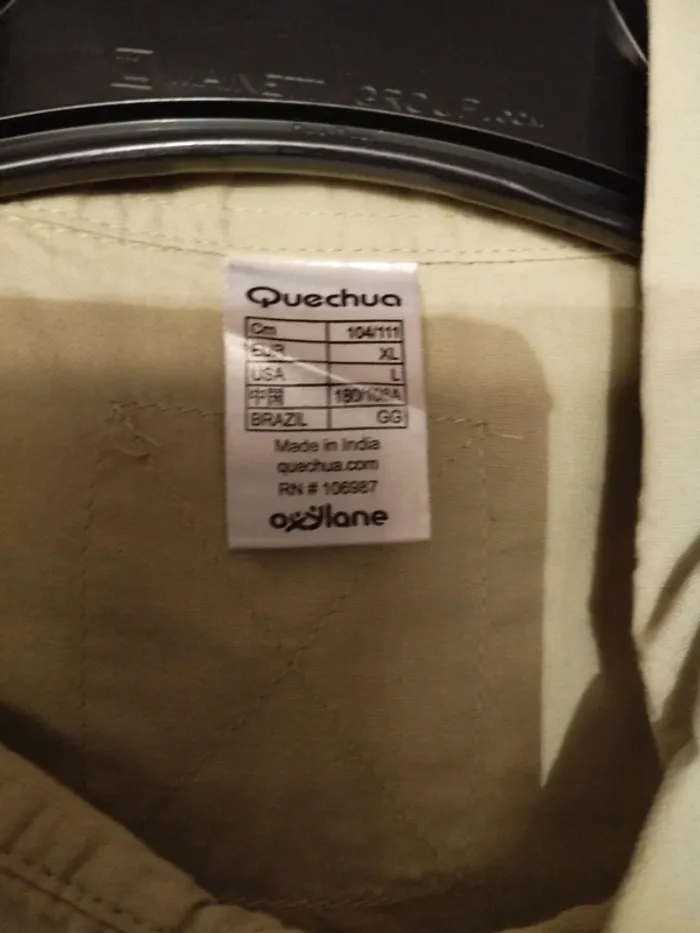 Baisse de prix: chemisette vert xl Quechua - photo numéro 3