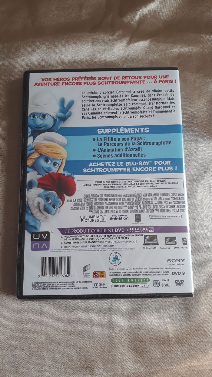 DVD Les Schtroumpfs 2 - photo numéro 2
