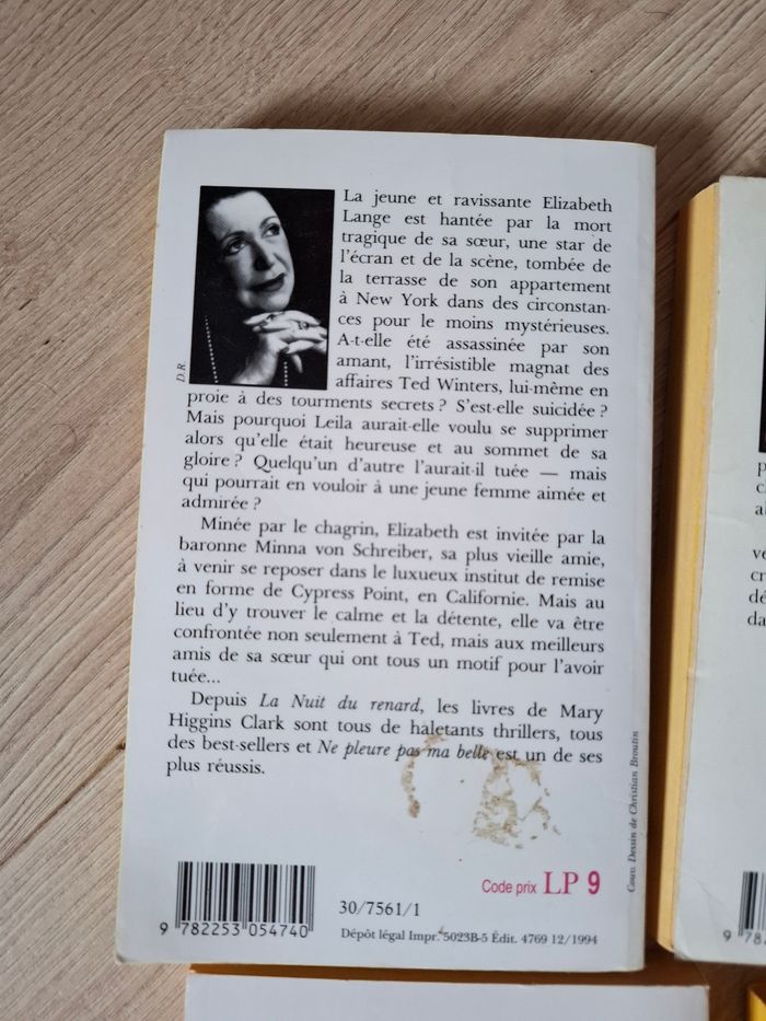 Lot de 8 thrillers de Mary Higgins Clark en bon état - photo numéro 2