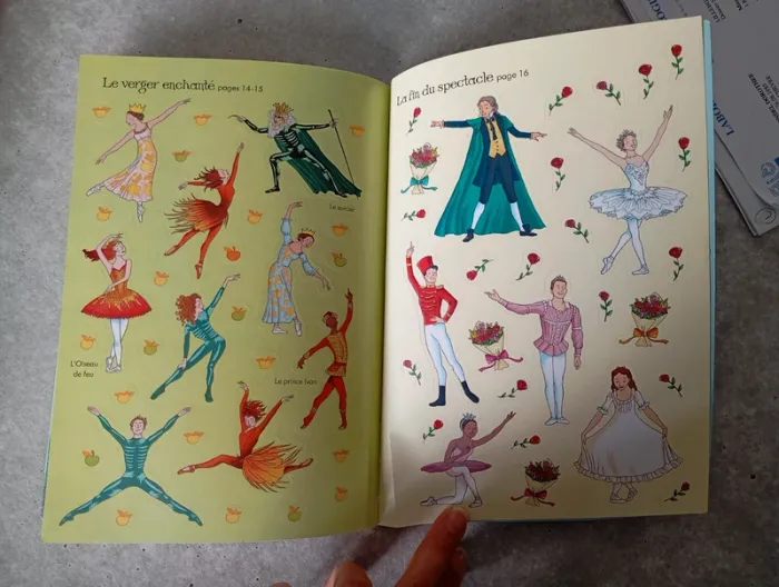 Livre d'activité autocollant " les ballets " - photo numéro 3