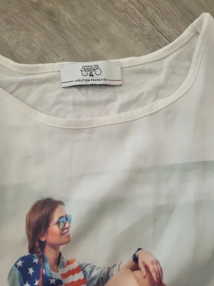 Tee-shirt le temps de cerises xxs - photo numéro 3