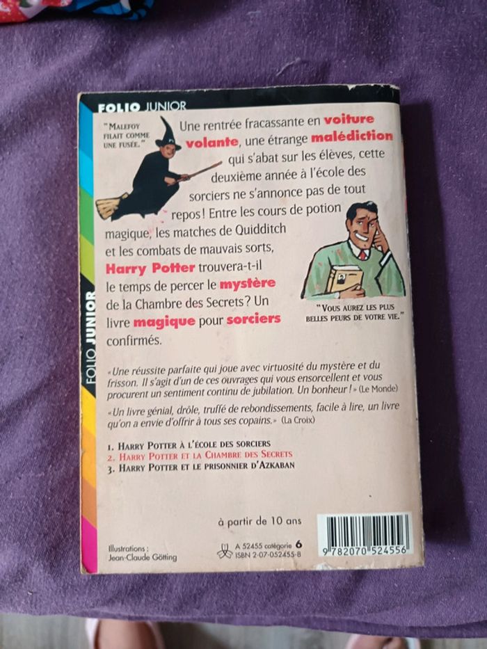 Livre Harry Potter et la chambre des secrets - photo numéro 2