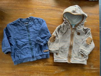 Lot 2 vestes blouson gilet été 9 mois