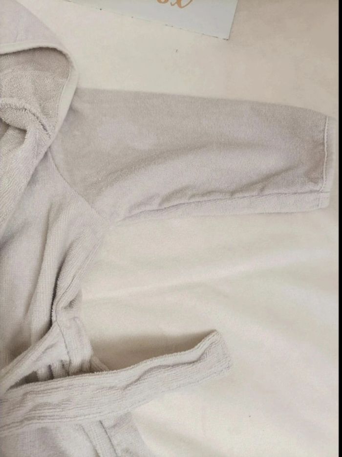 Peignoir gris neuf Kiabi mixte 18 mois - photo numéro 3