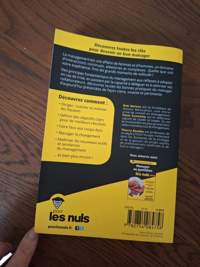 Livre Le management pour les nuls - photo numéro 3