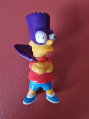 figurine  bart simpson masqué