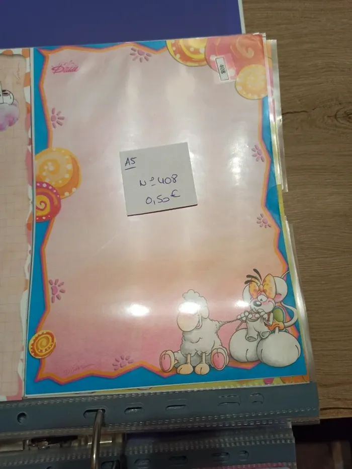 Feuille Diddl A5 408 0,50€
