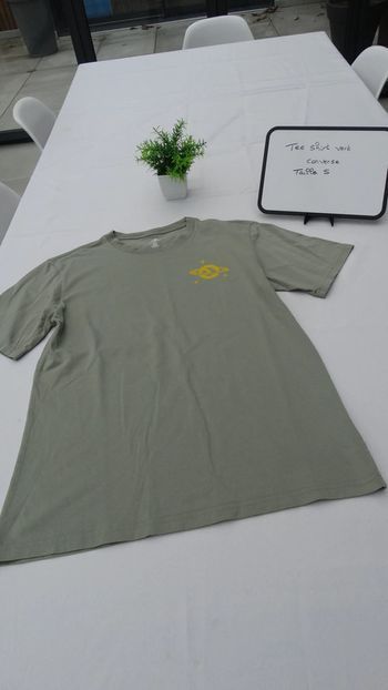 Tee shirt vert Converse