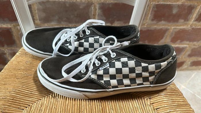 Vans damier noir et blanc Taille 42,5 - photo numéro 5