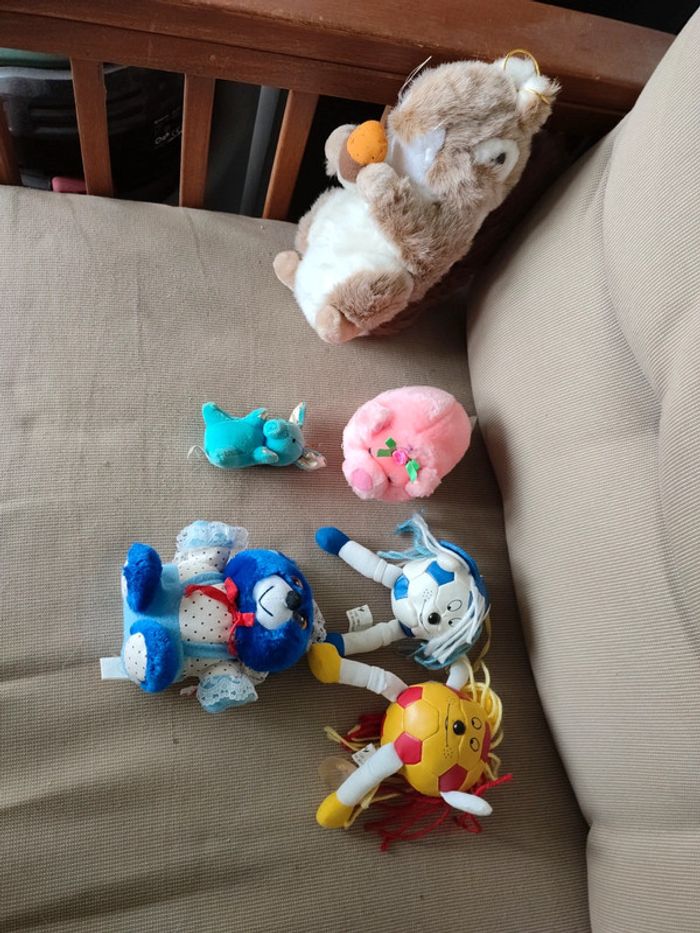 Lot peluches sandy