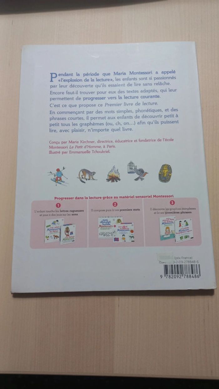 Mon premier livre de lecture Montessori. Neuf - photo numéro 3