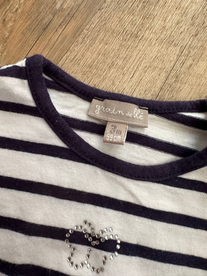- Tee shirt Grain de blé   - 3 mois - Très bon état - photo numéro 2