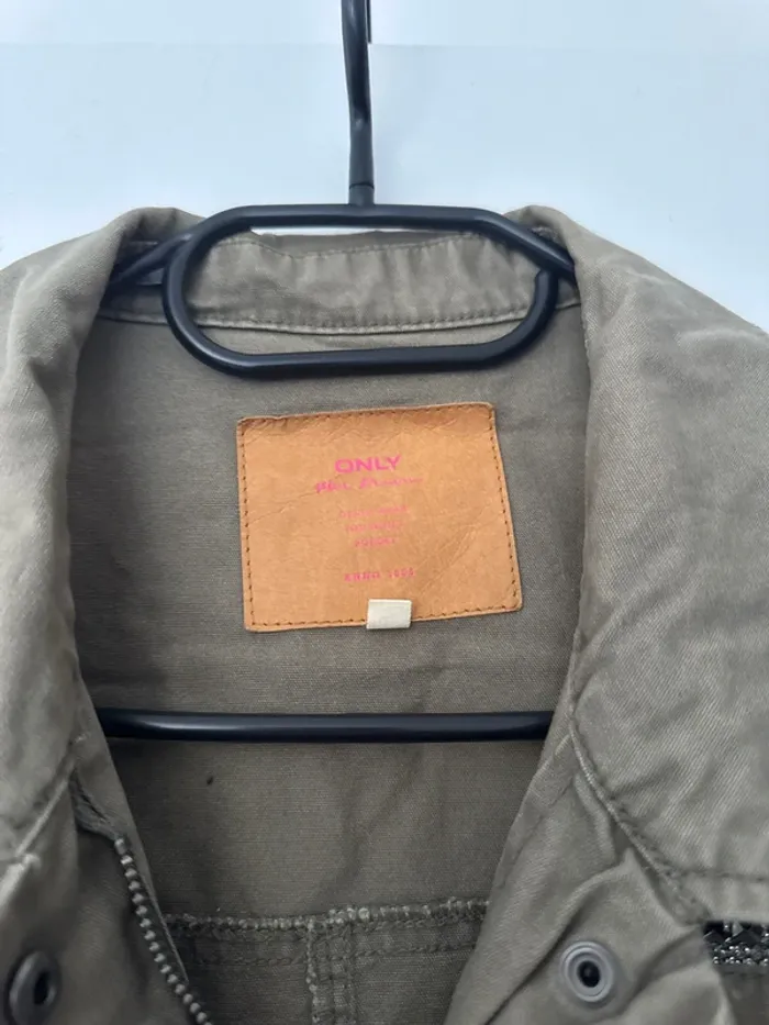 Veste Only type militaire oversize verte - photo numéro 5