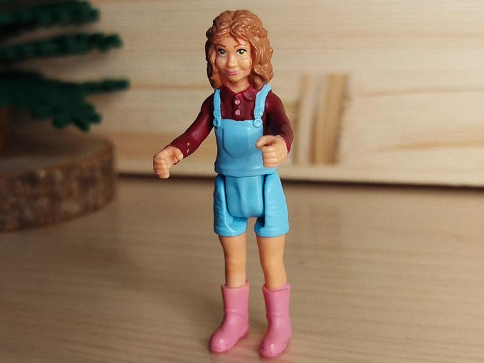 Set de figurines Fillette et chiot Shiba inu - photo numéro 4