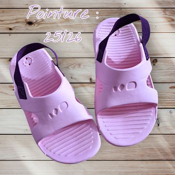 🌊👣 Sandales piscine & plage – Nabaiji – 25/26 👣🌊