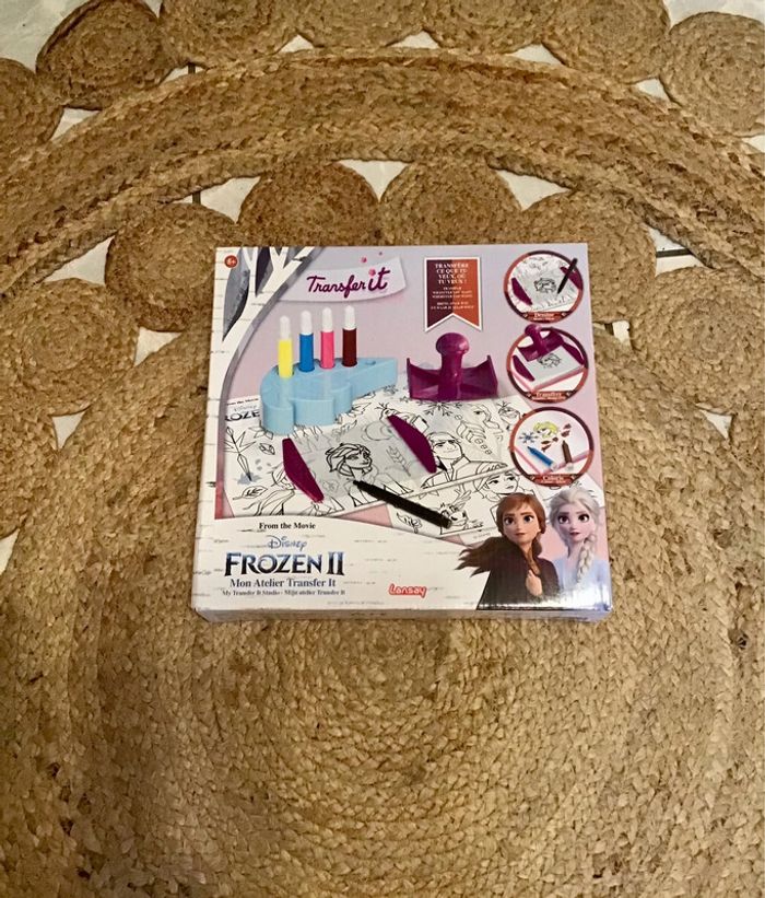 Jeu créatif Mon atelier transfert La reine des neiges
