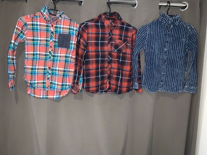 Lot de 3 chemises garçon 10 ans Orchestra – Parfait état, style et qualité !