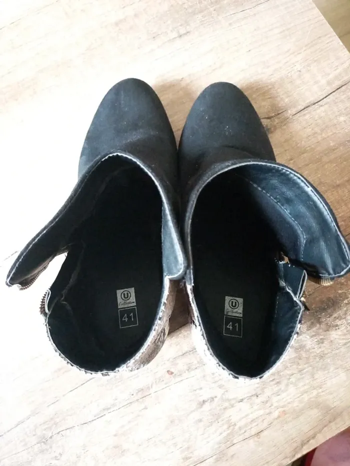 Bottines noir T41 - photo numéro 7
