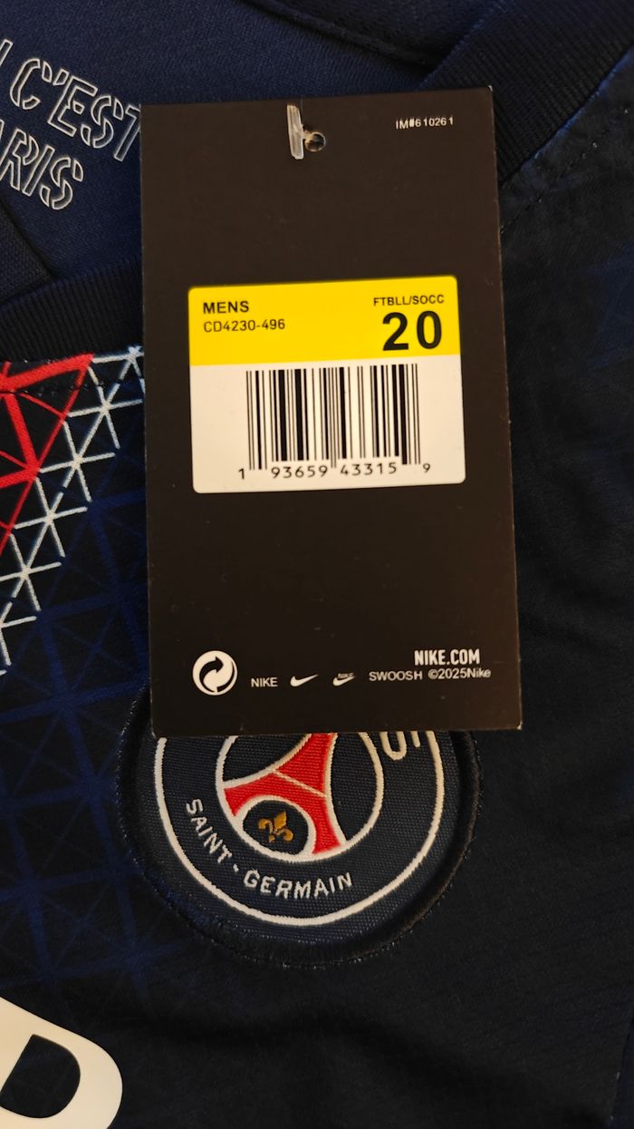 Ensemble Maillot Ousmane Dembélé PSG - photo numéro 8