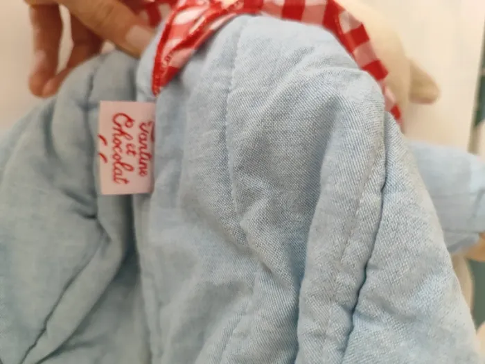 Doudou lapin tartine et chocolat - photo numéro 4