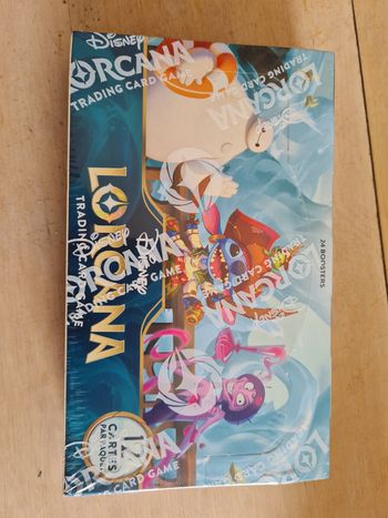 Lorcana ma boite de boosters La Mer Azurite en Français